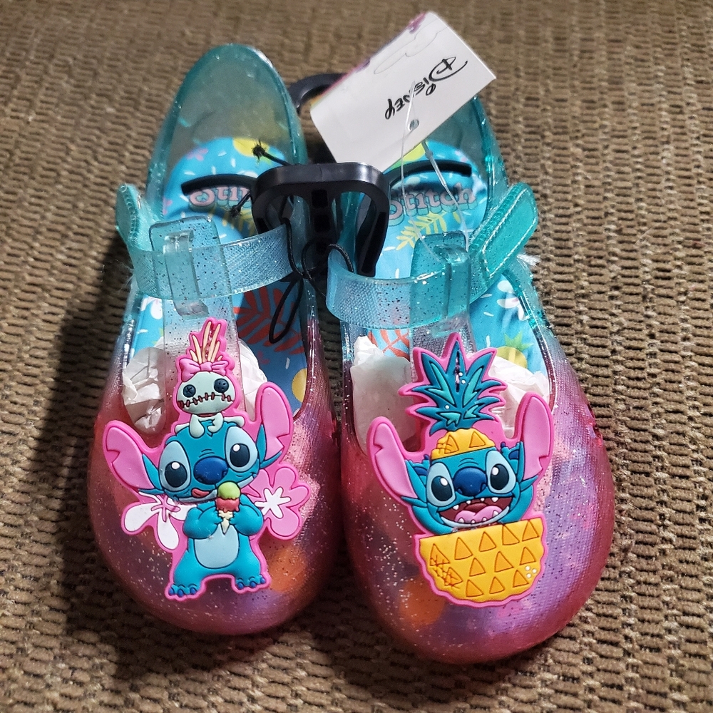 NWT Stitch Jelly Sandals